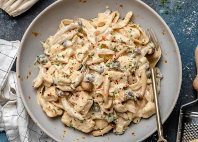 طرز تهیه پاستا ساده با مرغ و سس خامه ، پاستای آسان 30 دقیقه ای طرز تهیه پاستا ساده با مرغ و سس خامه ، پاستای آسان 30 دقیقه ای